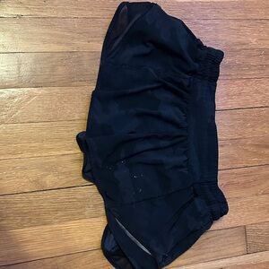 Black Camouflage hotty hot 2.5 inch low rise (small stain as pictured)